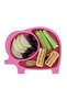 Cute Elephant Model Patterned Food Bowl and Plate with Compartments for Baby and Child