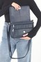 Genuine Leather Daily Crossbody and Shoulder Bag (100% Genuine Leather Dark Blue Bag) - 6