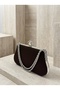 Brown Z.A.R.A. Satin Crystal Stone Embroidered Chain Women's Evening Dress Bag Wedding Engagement Graduation - 7