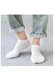 10 Pairs of White Unisex Cotton Bootie Socks - 3