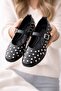 Women's Strappy Studded Comfortable Stylish Ballerinas - 3