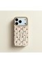 iPhone 16 Pro (6.3 Inch) Compatible Quilted Flower Pattern Pouf Case Special Boxed