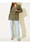 Double-Breasted Collared Buttoned Lined Blazer Jacket - 2