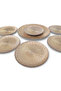 7-Piece Glass Cake Presentation Set – 21 cm Cake Plates & 32 cm Presentation Tray - 8