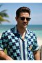 Hawaiian Relaxed Fit Casa Patterned Short Sleeve Apaş Collar Summer Shirt - 5
