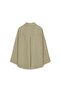 Shirt-Looking Trench Coat in Fat Green - 2
