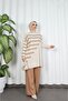 Stripe Detailed Knitwear Set