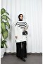 Stripe Detailed Knitwear Set
