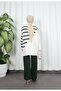 Stripe Detailed Knitwear Set - 5