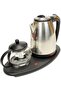 Electric Kettle 2.2 L & Teapot 1.2 L Coffee Maker Set - 2