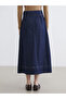 High Waist Jean Skirt (S6) - 4