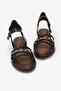 Girl's Black Comfortable Braided Flat Sandals - 5