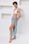 Waist-Tied Long Skirt 4816 - 3