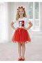 Girl's Performance Costume with Crescent and Star and Ataturk Flag Pattern, April 23Rd and Special Holidays