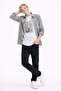 Boy's Seasonal 3-Piece Striped Shirt Set – Casual Stylish Combination (Short Sleeve Sweatshirt) 7211K - 3