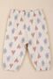 100% Cotton Elastic Cuffed Patterned Baby Girl Sweatpants - Comfortable Fit Seasonal Trousers - 5