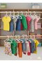 48 Pieces Lily Children's Hanger Baby Clothes Hanger Wardrobe Hanger Rz-101 - 4