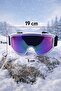 2 Pcs Ski Goggles Mirrored Rainbow Vented Sun Snow Protective Glasses Uv Protection Snowboard Glass - 2
