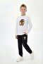 Boys' 3-Piece Tracksuit Set – 6-Piece Long Sleeve Sweatshirt and Sweatpants Set - 4