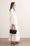 Ruth Layered Voile Long Skirt White - 4