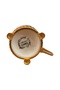 French Limoges Porcelain Turkish Coffee Cup with Brass Envelopment - 4