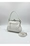 Washable Leather Women's Shoulder and Hand Bag - 6