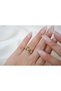 Yzk265 Gold Color Stone U-Shaped Zircon Detail Adjustable Ring - 2
