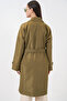 Women's Double-Breasted Collar Trench Coat 5987 - Khaki - 8