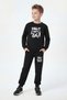 3-Piece Round Neck Print Detailed 6-Piece Boys' Tracksuit Set - 2