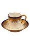 French Limoges Hand Painting Porcelain Turkish Coffee Cup