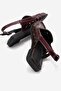 Chance Women's Genuine Leather Sandals Claret Red - 3