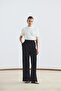 Slim Knitwear Trousers Black