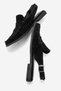 Clifton Women's Genuine Leather Sandals Black Suede - 5
