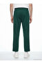 Green Loose Fit Printed Men's Sweatpants - 4