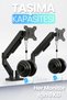 Dual Monitor Arm Vesa Compatible Motion Adjustable Monitor Stand 17-32" 9+9 kg Capacity Holder - 3