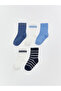 Rmz Gi̇yi̇m Farkiyla Striped Baby Boy Socks 5-Pack - 2