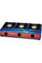 Triple Burner Gas Stove Featuring Long-Lasting Brass Burners, Smooth Flame Adjustment, Durab - 2