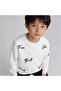 Trend Biz Oversize Crew Neck Embroidered Kids Sweatshirt - 2