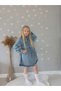 Girl's Dress Set, Dress with Jeans, Super Quality Cotton Fabric, One Hundred Percent Seasonal Model - 3