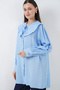 Women's Baby Collar Long Tunic 5967 - Blue - 3