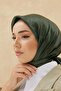 وشاح لامع منقوش - 8647 - أخضر عسكري - 2