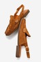 Clifford Women's Genuine Leather Sandals Brown Suede - 5