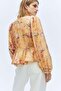 Linen-blend peplum blouse - 3