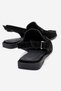 Clifton Women's Genuine Leather Sandals Black Suede - 3