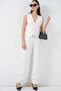 6709 Women's Vest and Pants Two-Piece Set - White - 4