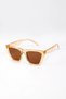 Alore Women's Brown Ultra Light Uv400 Filtered Cat Eye Sunglasses - 2