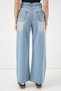 Women's Wide Leg High Waist Palazzo Jeans 6656 - Light Blue - 8
