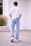 Men's Baggy Loose and Long Fit Jean Denim Trousers - 2