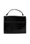 Women Black Multi Strap Mini Clutch Sling Bag