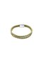 Khaki Genuine Leather Braided Men's Bracelet – with Magnetic Clasp-660 - 2
